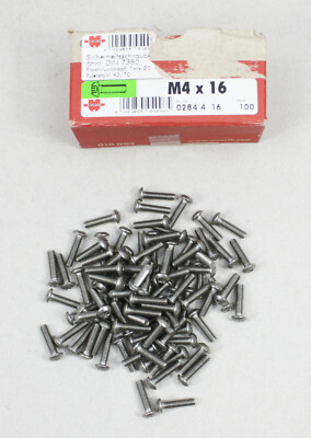 Würth 95x Sicherheitsschrauben Torx 20+Pin ähnlich DIN 7380 M4x16 mm Edelstahl