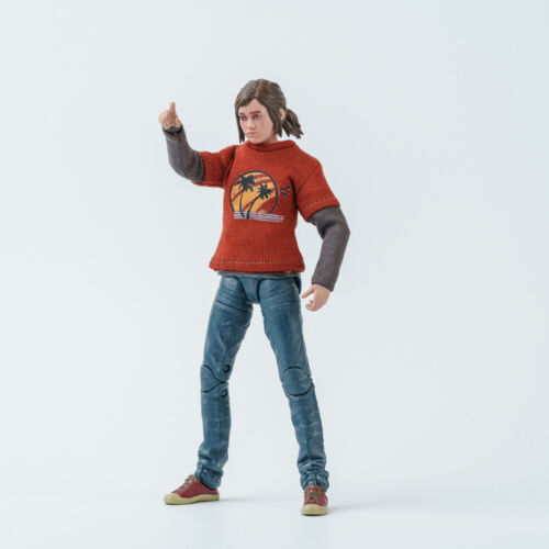 1/12 Ellie Red T-Shirt Female Clothes Model For 6" PH Action Figure Body Toy - Picture 3 of 7