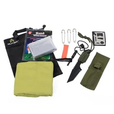 Outdoor Camping Survival Safety Kit ASR Safety and Emergency 12 Piece Kit