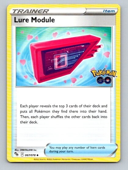 2022 Pokemon Card Pokemon Go Lure Module 67/78