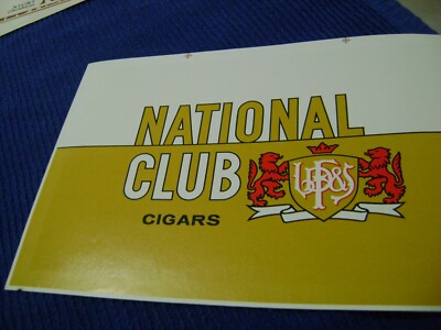 NATIONAL CLUB- INNER CIGAR BOX - LABEL -# 4