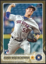 2015 Topps Update #US303 ASHER WOJCIECHOWSKI Gold Foil RC Rookie Card #0889/2015