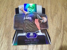 HEATH BELL 2012 BOWMAN PLATNIUM CUTTING EDGE STARS DIE CUT  BASEBALL CARD CES-HB