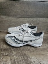 Saucony Velocity MP White Silver Track  Field Distance Men's Size 10