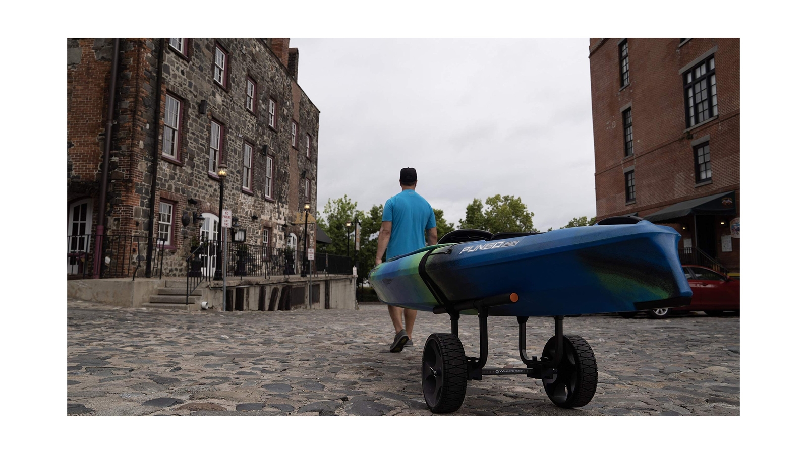 Wilderness Systems Heavy Duty Kayak Cart | Flat-Free Wheels | 450 Lb Weight R...