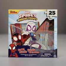 NEW Disney Jr. Marvel Spidey  His Amazing Friends 25pc 13x24 Foam Jigsaw Puzzle