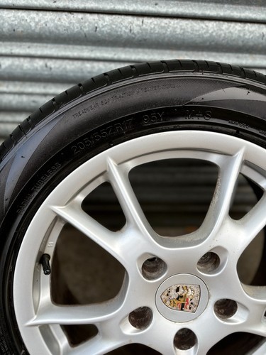 Porsche 987 Boxster Cayman Alloy Wheels And Tyres 17 Inch - New Front Tyres - Picture 8 of 17