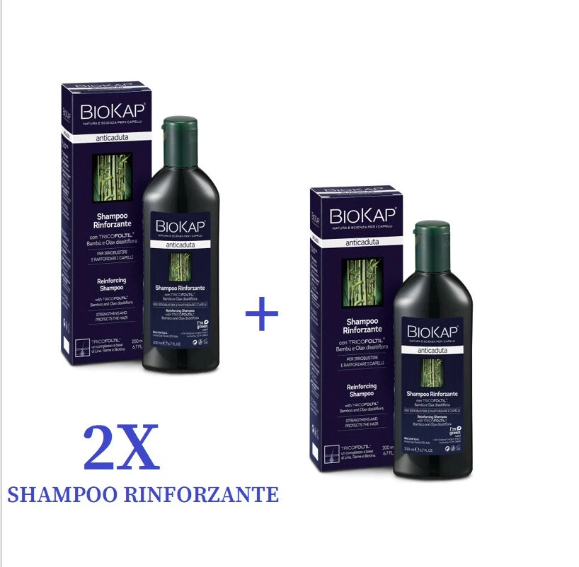 BIOS LINE 2X BioKap Anticaduta Shampoo Rinforzante 200 ml TRICOFOLTIL