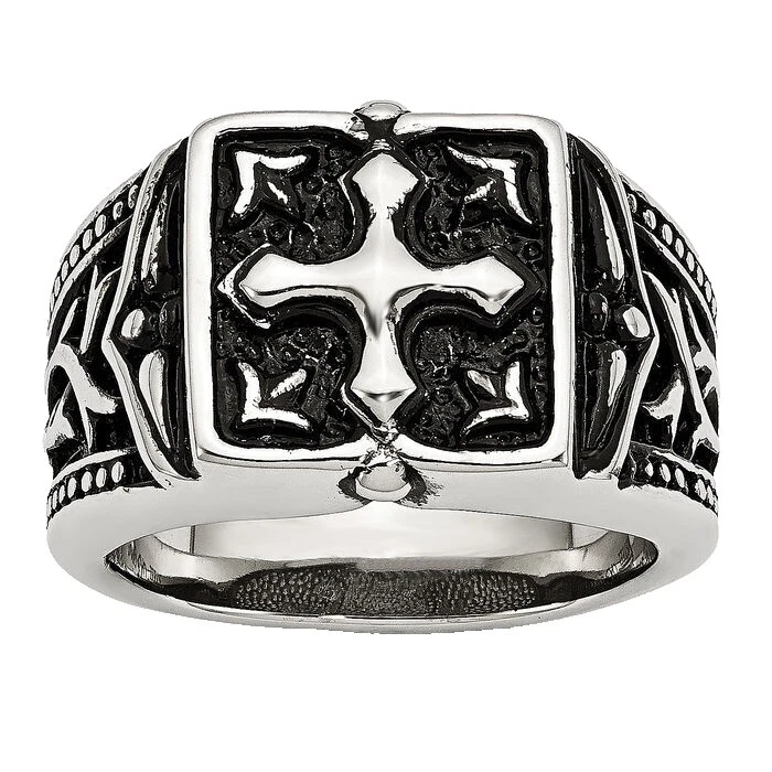 Stainless Steel Band Beauty Rings for Men