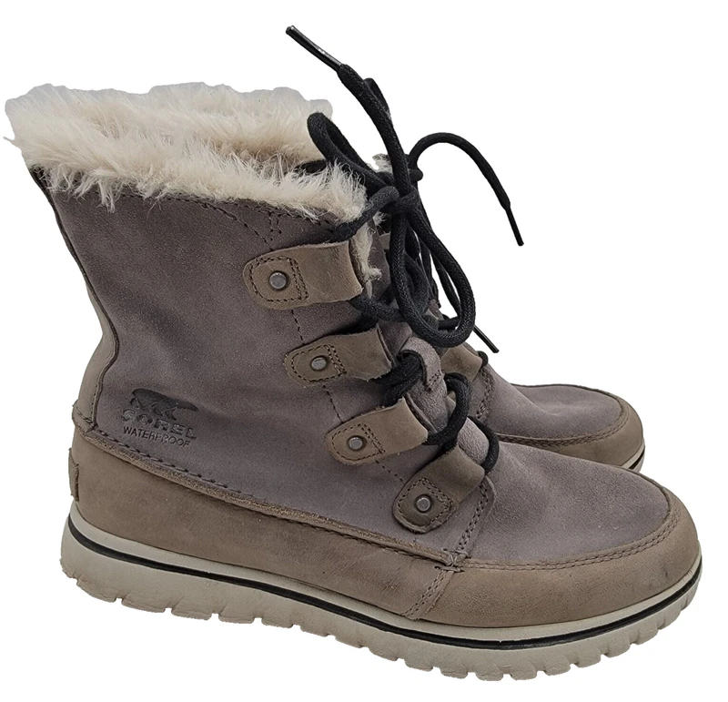 sorel cozy joan snow winter suede faux fur nl2745-052 boots
