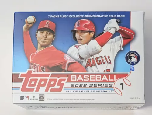 (FACTORY SEALED) 2022 TOPPS SERIES 1 BASEBALL BLASTER BOX