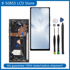 For Samsung Note 20 Ultra 5G N986N OLED Display LCD Digitizer Touch Screen Frame