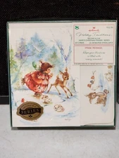 Vintage Hallmark 20 CHRISTMAS CARDS Mary Hamilton Friends Series-UNUSED BOXED