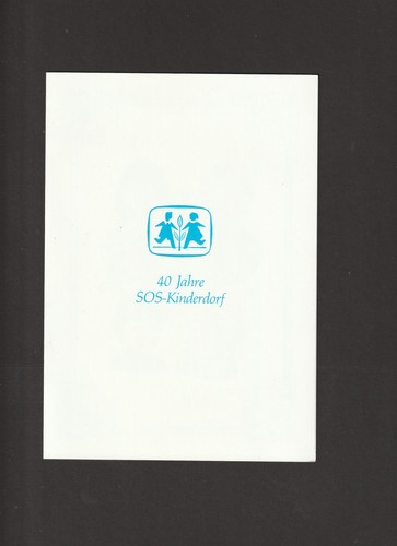 SOS - Kinderdorf - Faltblatt " 40 Jahre SOS Kinderdorf - 6460 IMST 24.06.1989 "