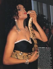 LaToya Jackson Magazine Photo Clipping 1 Page A10805