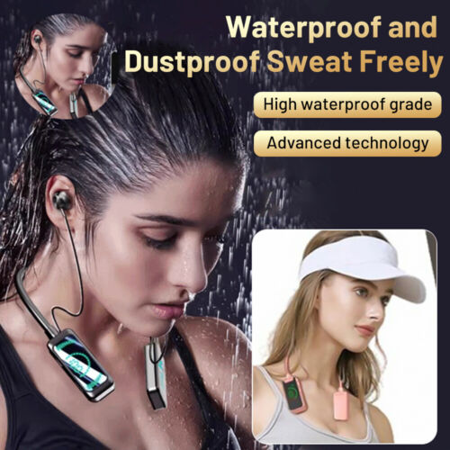 Auriculares intrauditivos portátiles inalámbricos Bluetooth collar estéreo deportivos - Imagen 3 de 28