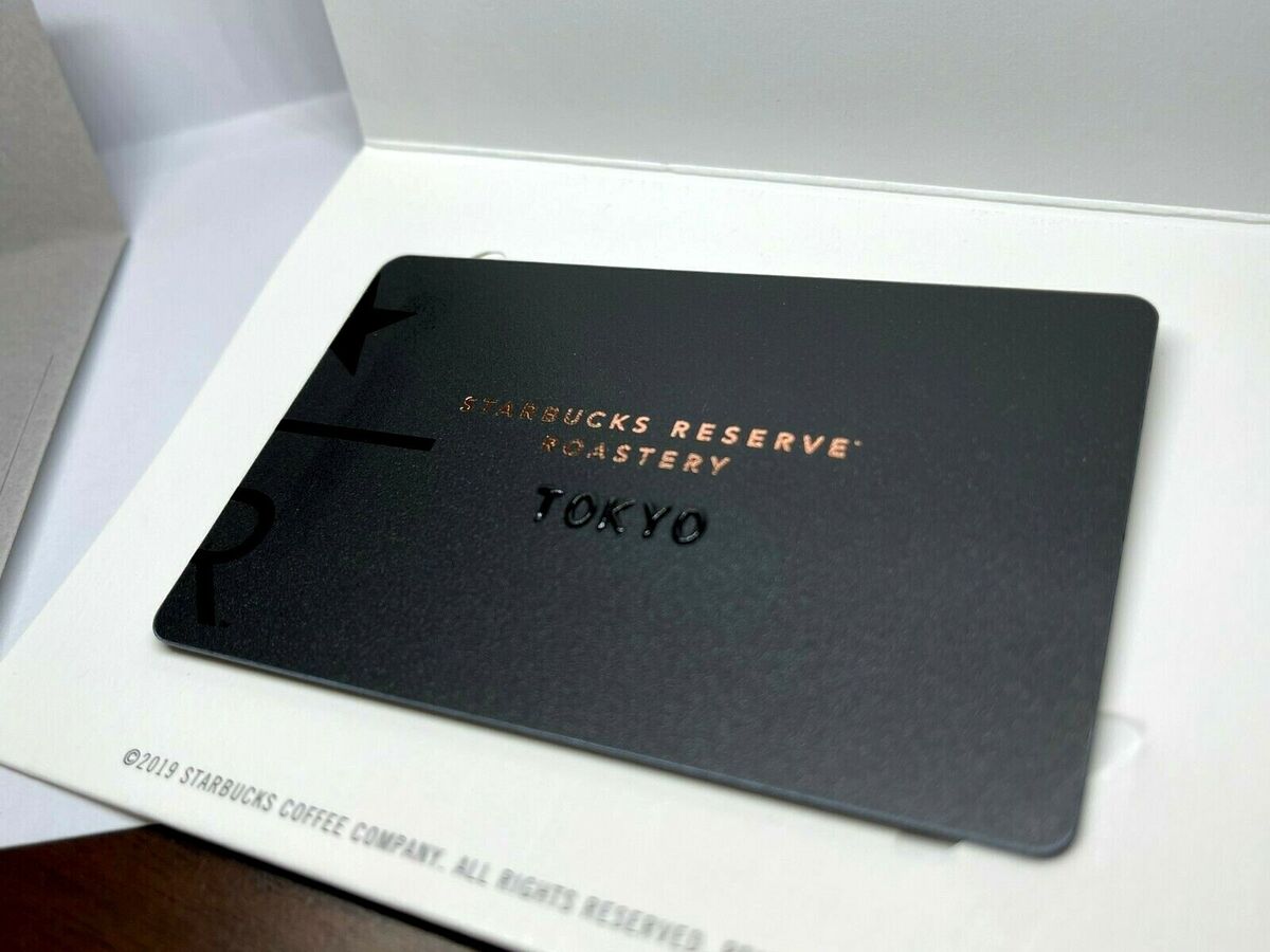 STARBUCKS RESERVE TOKYO STORE ORIGINAL GIFT CARD LOGO VERY STARBUCKS RESERVE TOKYO STORE ORIGINAL GIFT CARD LOGO VERY