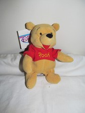 Vintage Disney Store Mini Bean Bag Pooh 8" NOS