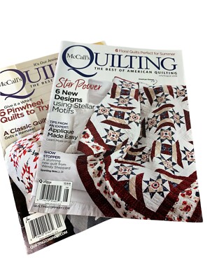 2 McCalls QUILTING Magazines The Best of American Quilting Mar/Apr July/Aug 2018