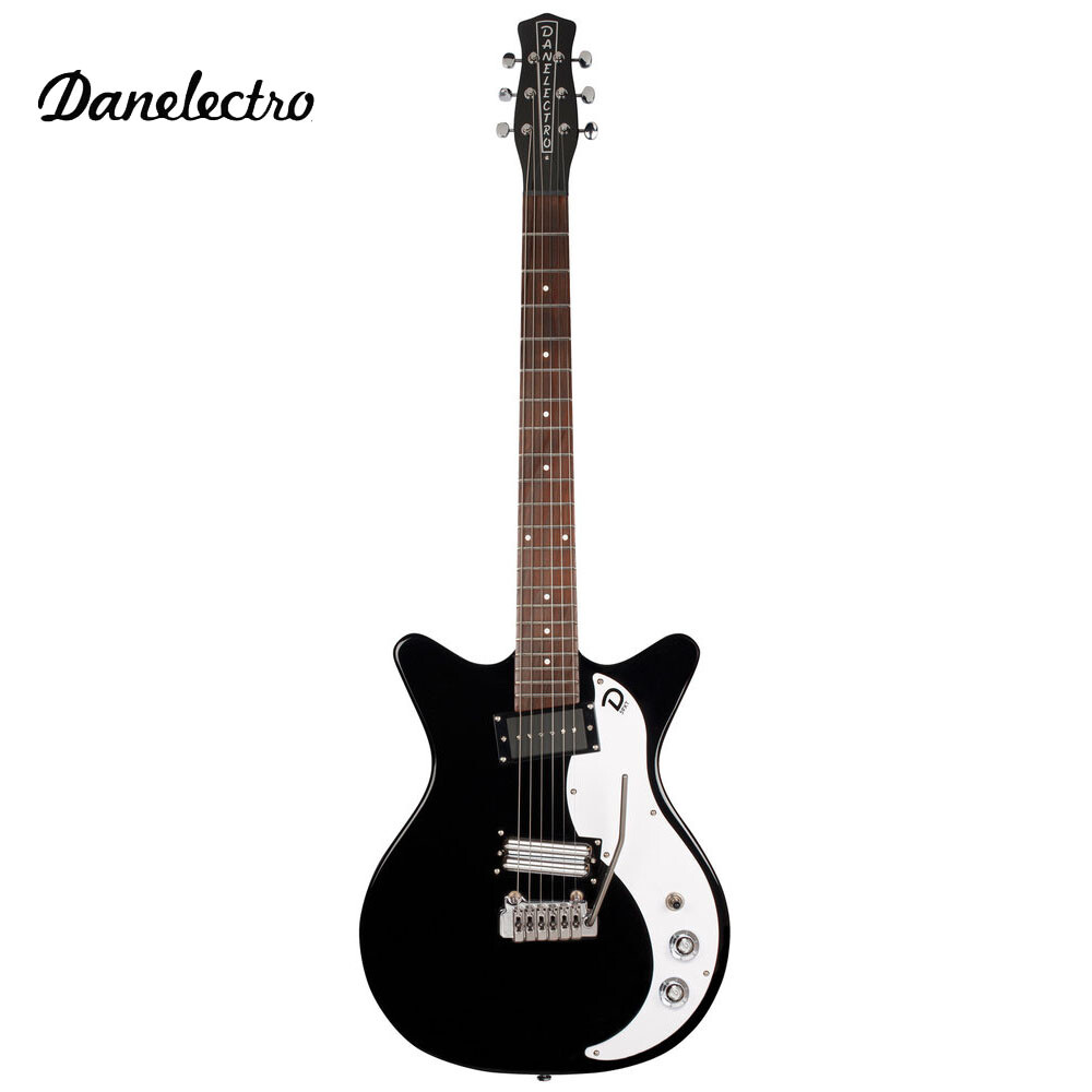 ギター Danelectro 59 DC NEW Danelectro '59XT Classic Electric Guitar Black with
