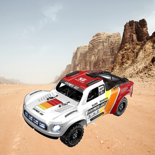 1/14 Scale 4WD Brushless RC Short Course Truck -50km/h High Speed, 2.4G RemoteO6 - Picture 10 of 14