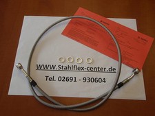 STAHLFLEX 140cm Bremsleitung NEU Bremse mit T...