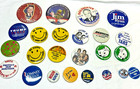Vintage Pinback Buttons Lot of 24 Various Themes, Political, Bay City Rollers — photo 1