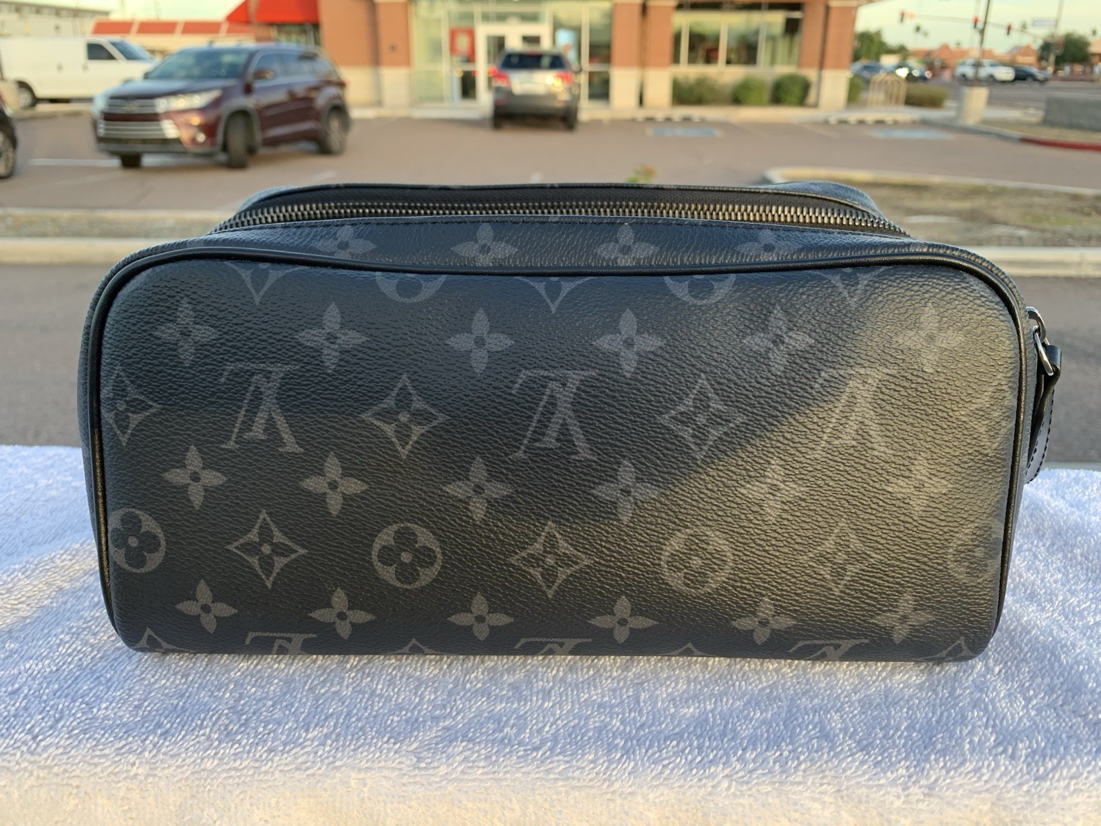 Louis Vuitton Dopp Kit Monogram Eclipse Toilet Po… - image 2