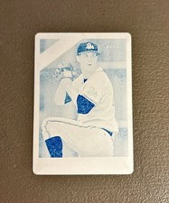 MATT WISLER 1/1 Printing Plate #154 2015 Topps Heritage Minor League RC Braves