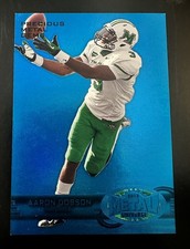 2013 Fleer Retro Metal Universe #M-136 Aaron Dobson Precious Gems PMG Blue 21/50