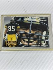1996 Pinnacle Action Packed - Eyeing the Storm Greg Lloyd #124 Artist's Proof