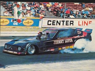 ''VRHTF NHRA 70'S EDDING PAULING JOHNNY LOPER FUNNY CAR  3.5 X 5.5 POST CARD