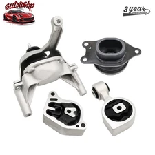 4PCS Engine Motor & Trans Mount Auto Set For 2007-2017 Nissan Altima 2.5L CVT