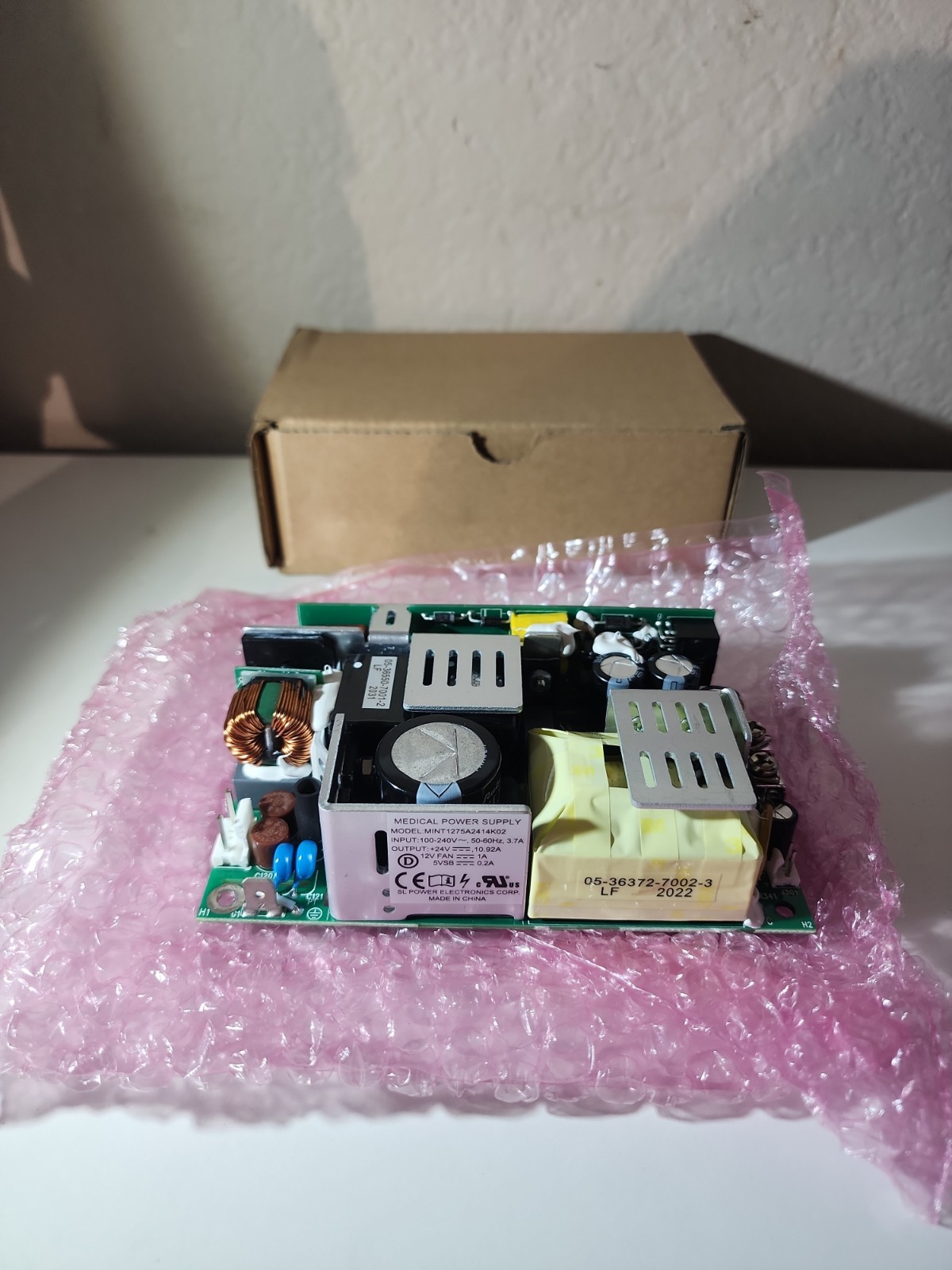 SL Power MINT1275A2414K02 Medical Power Supply 24V 10.92A 275W Open Frame PSU