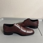 Johnston & Murphy Men's 10.5M Brown Leather Cap Toe Lace-Up Oxford Dress Shoes — photo 9