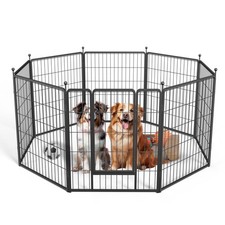 Dog Playpen Indoor, Puppy Playpen Indoor for Yard, Camping, 32" Height 8 Pane...