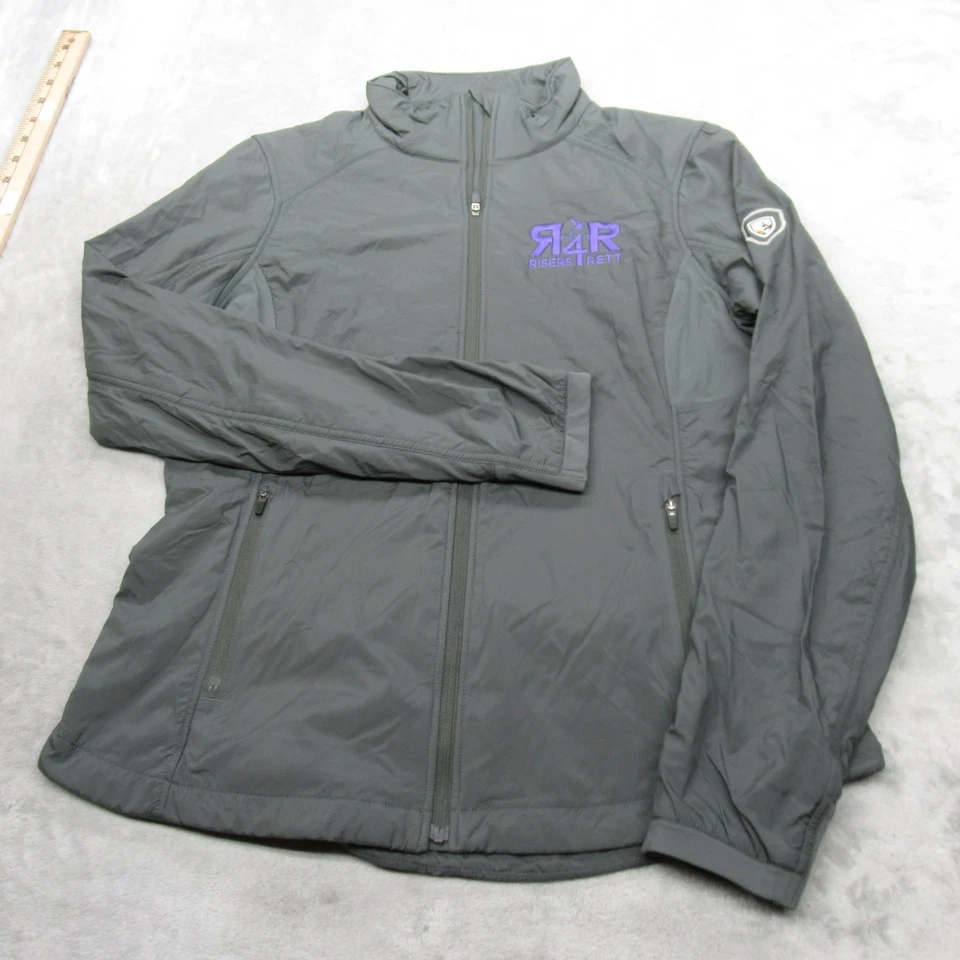 Kuhl The One Jacket Womens Small Green Fleece Lined Lightweight Full Zip Logo - Image 2 of 4