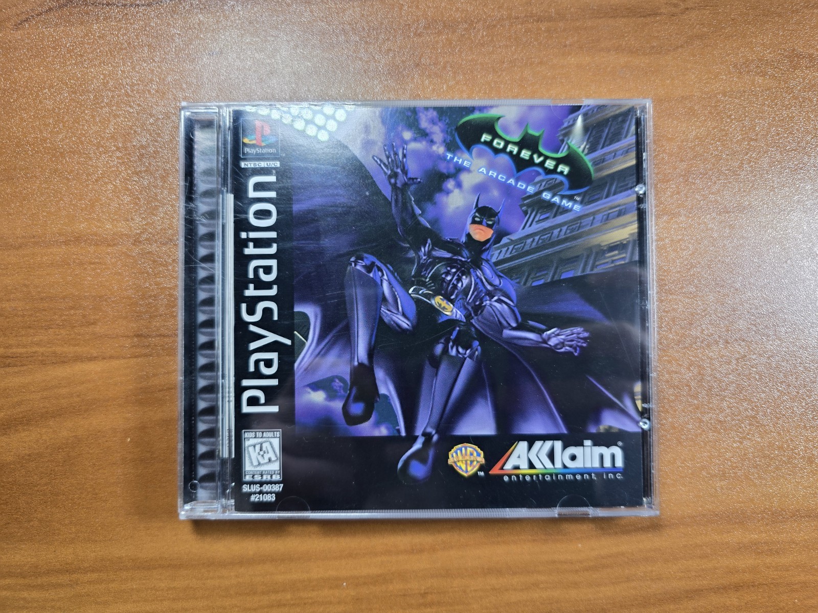 Batman Forever The Arcade Game PlayStation 1 PS1 CIB Registration Card Tested NM