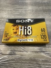 Sony P6120hmp 120 Minute Hi8 Tape Cassette, New Old Stock