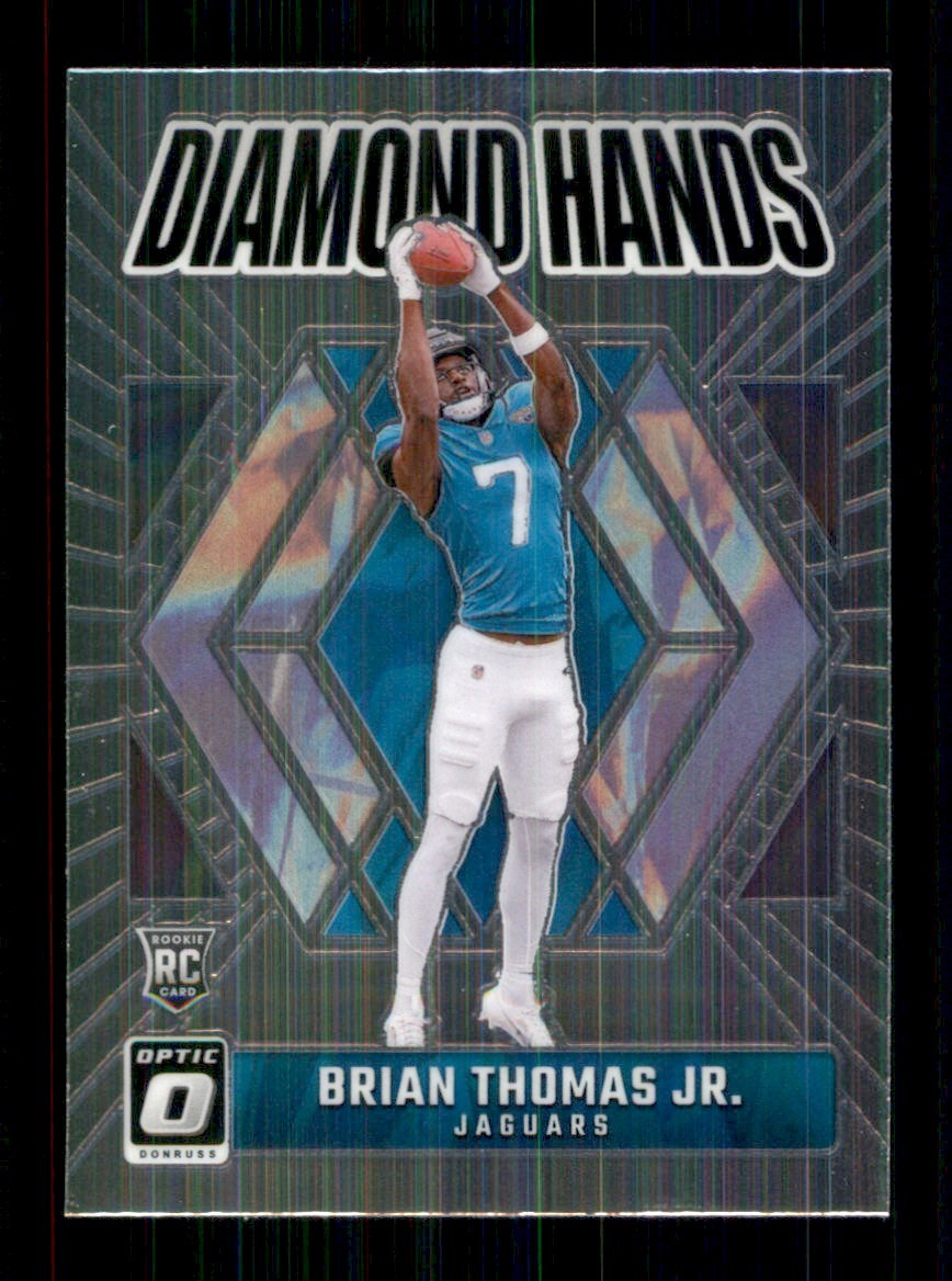 2024 Panini Optic Brian Thomas Jr. Diamond Hands RC Jaguars #2