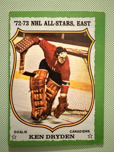 Ken Dryden [All Star] #10 1973 Topps card