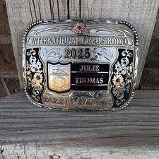 Cowboy Trophy Rodeo Style Belt Buckle