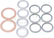 Rexka 12Pcs Transfer & Differential Service Gasket Kit Compatible with Toyota Le