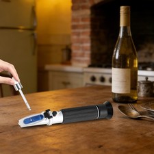 Portable Handheld Alcohol Refractometer Tester 0-80 Refractometer  1 Accuracy