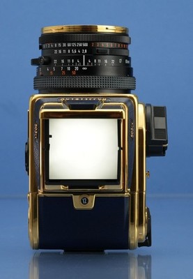 HASSELBLAD 503CX 50TH GOLD GOLDEN BLUE SUPREME CAMERA +80mm +A12