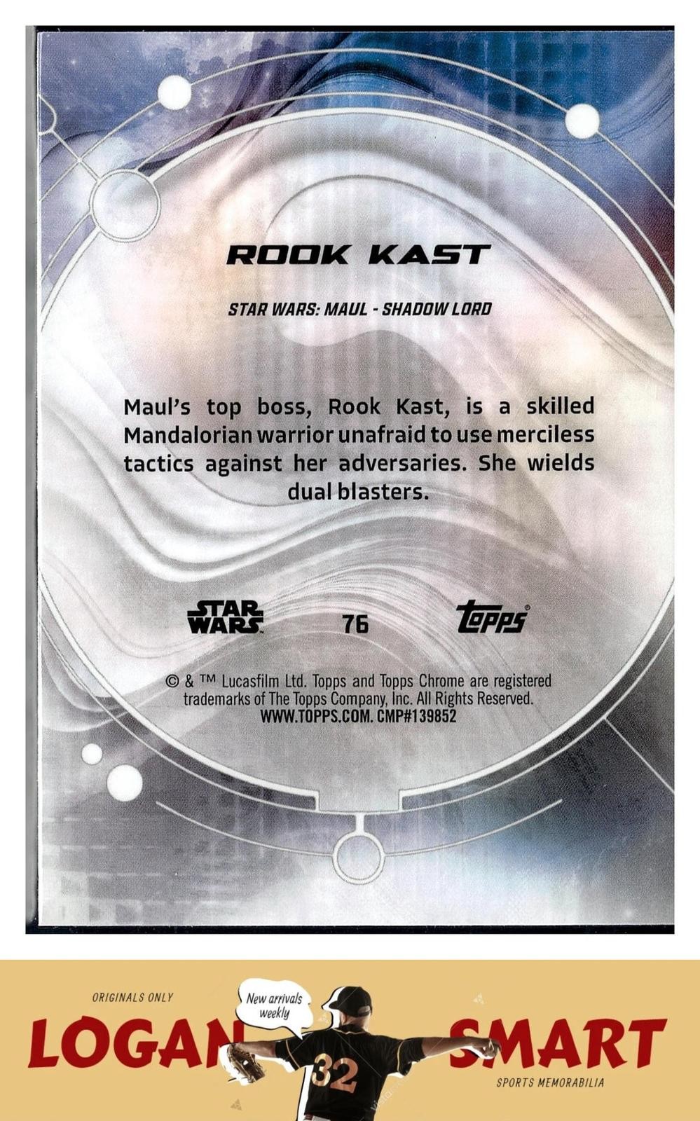 Rook Kast 2026 Topps Chrome Star Wars Raywave Refractor #76 | eBay