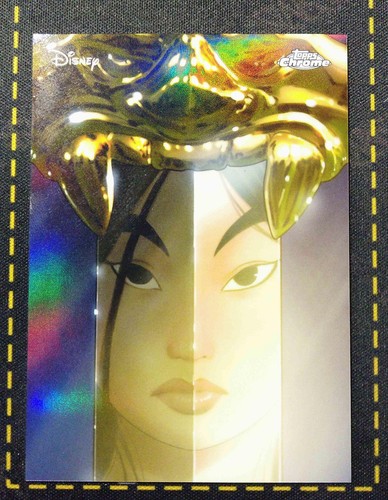 2026 TOPPS CHROME DISNEY #R-3 MULAN REFLECTIONS SSP (EL