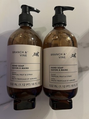 Branch & Vine hand soap Tropical Fruit & Citrus 2 Pack  