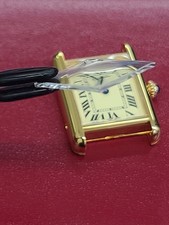 Replacement Mineral Glass for Must de Mid-Cartier "New " Tank Watch 15.9x18.9mm