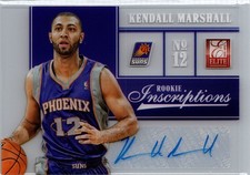 2012-13 Panini Elite #90 Kendall Marshall Rookie Inscriptions